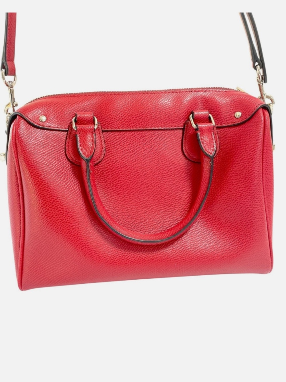 Coach x Peanuts snoopy Limited Edition red Leather Satchel - Picture 4 of 11